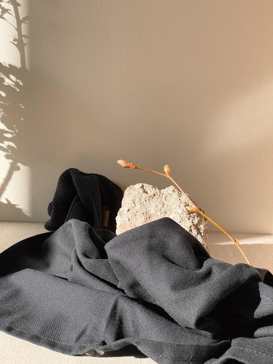 Organic viskestykker, Coal - 2 stk